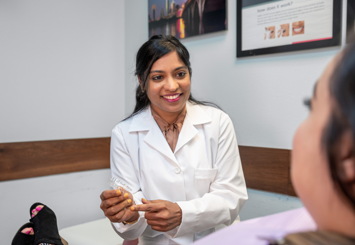 Professional teeth cleaning